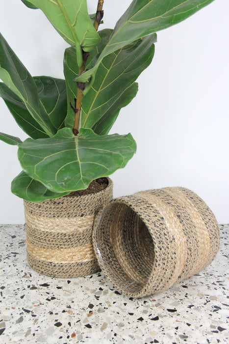 Cache-pot tons naturels